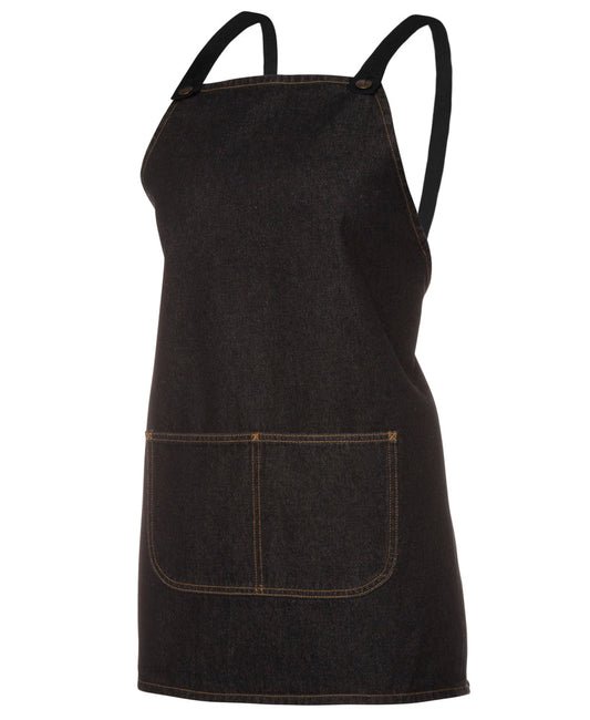 JB's Cross Back Denim Bib Apron 65x71cm (Without Straps) (JBS5ACBB)