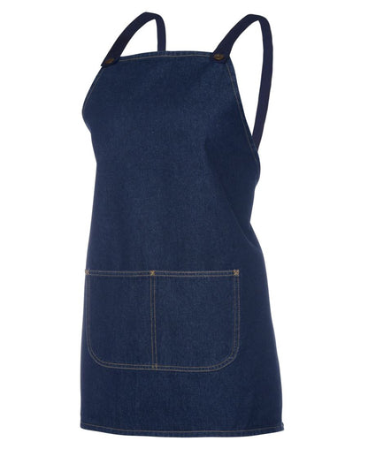 JB's Cross Back Denim Bib Apron 65x71cm (Without Straps) (JBS5ACBB)