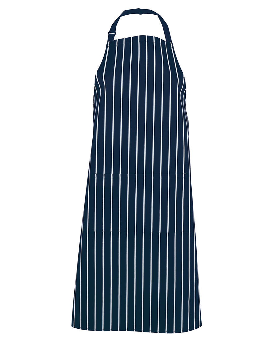 JB's Striped Bib Apron (With Pocket) (JBS5BS)
