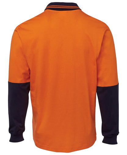 JB's Hi Vis Cotton Polo Long Sleeve (JBS6CPHL)