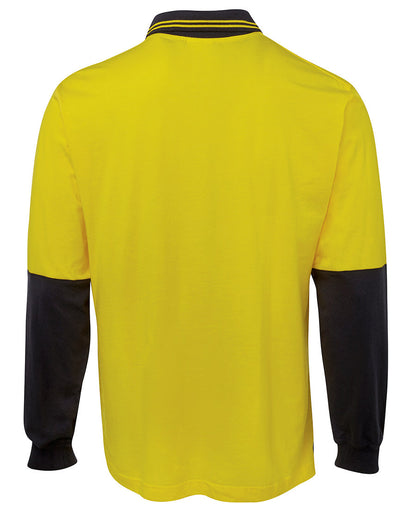 JB's Hi Vis Cotton Polo Long Sleeve (JBS6CPHL)