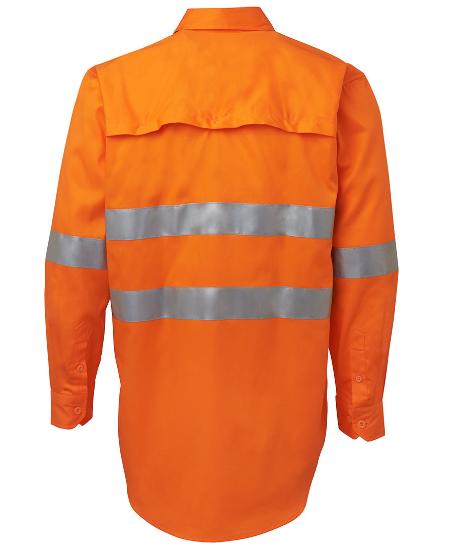 JB's Hi Vis (D+N) 150G Work Shirt Long Sleeve (JBS6DNWL)