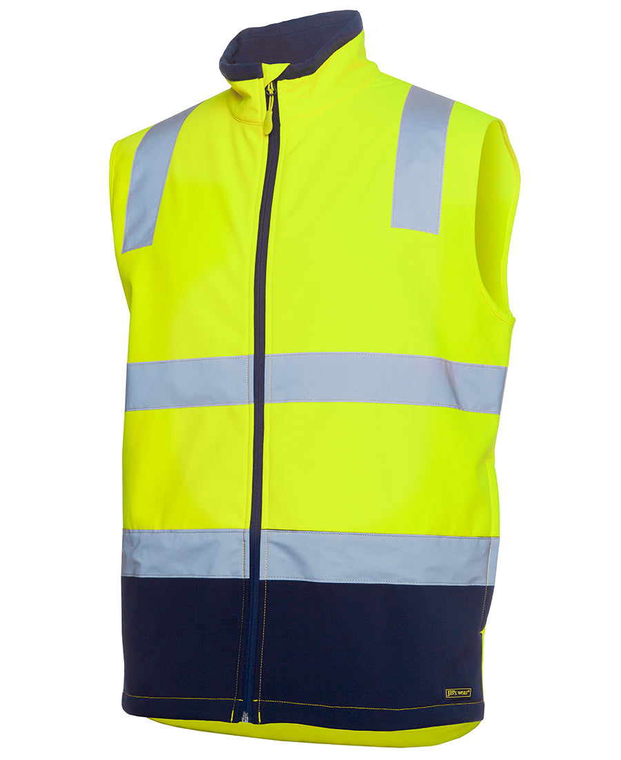 JB's Hi Vis (D+ N) Water Resistant Softshell Vest (JBS6DWV)