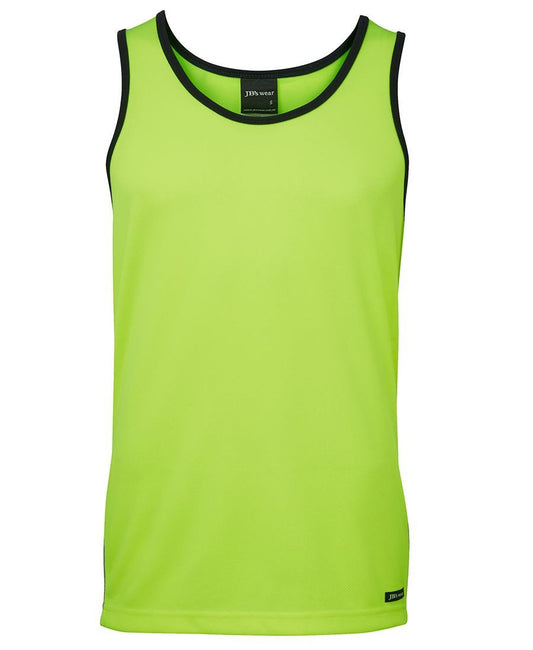 JB's Hi Vis Contrast Singlet - Hi Vis Clothing - Best Buy Trade Supplies Direct to Trade