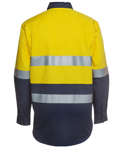 JB's Hi Vis (D+N) 190G Shirt Long Sleeve (JBS6HLS)