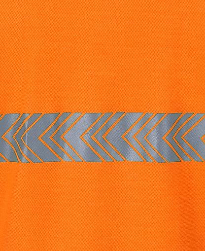 JB's Hi Vis (D+N) Cotton Back Segmented Tape Polo Short Sleeve (JBS6HMSS)