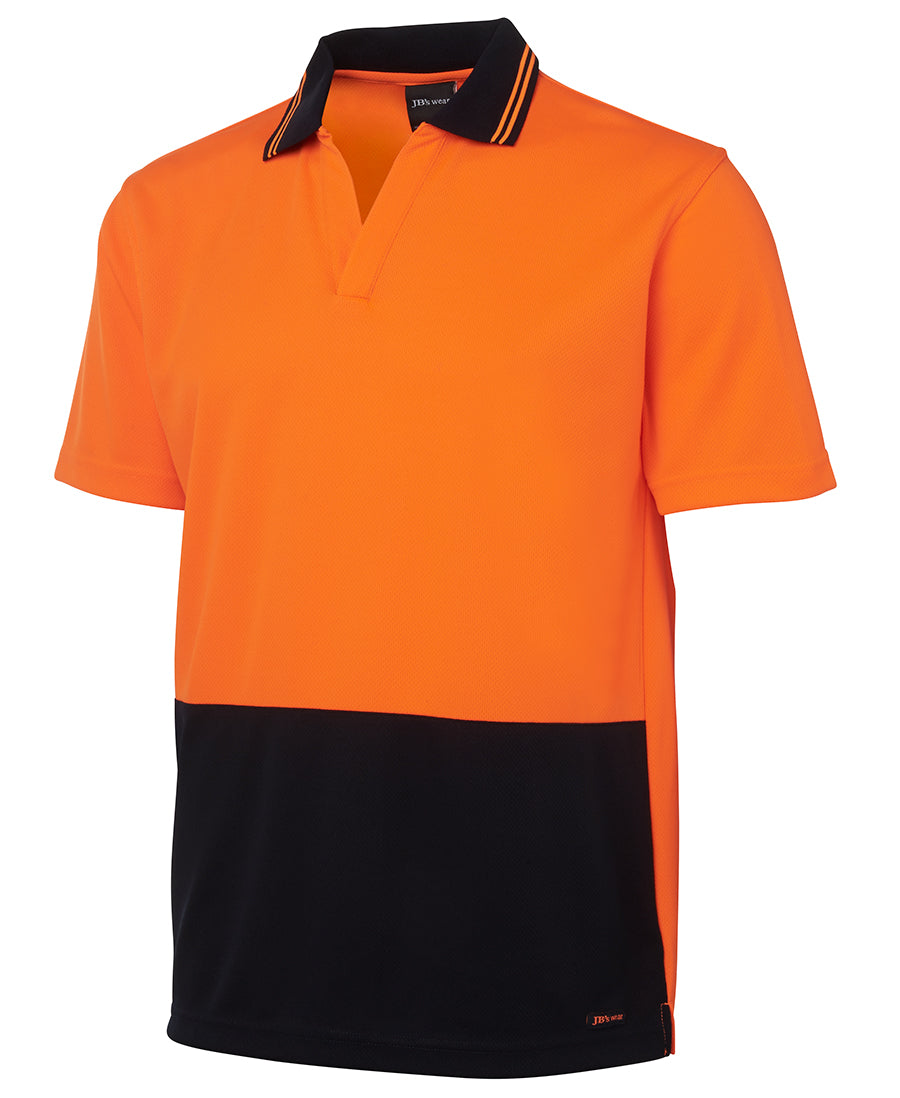 JB's Hi Vis Non Button Polo Short Sleeve (JBS6HNB)