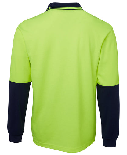 JB's Hi Vis Cotton Back Polo Long Sleeve (JBS6HPL)