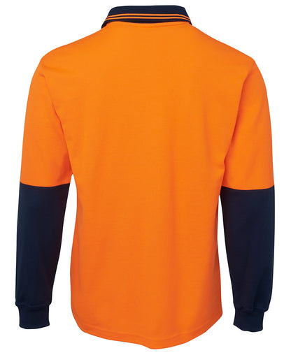 JB's Hi Vis Cotton Back Polo Long Sleeve (JBS6HPL)