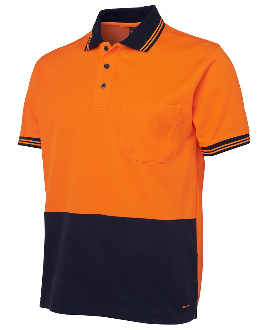 JB's Hi Vis Cotton Back Polo Short Sleeve (JBS6HPS)