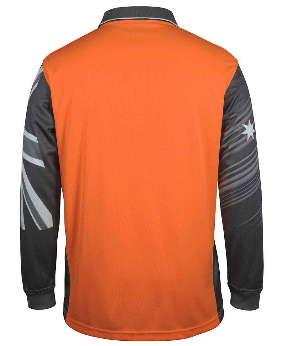 JB's Hi Vis Southern Cross Polo Long Sleeve (JBS6HSCL)