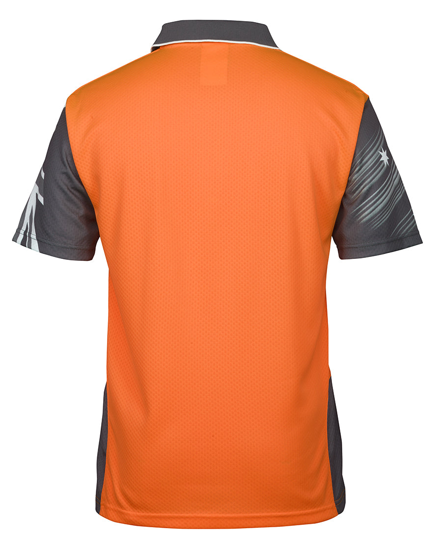 JB's Hi Vis Southern Cross Polo Short Sleeve (JBS6HSC)