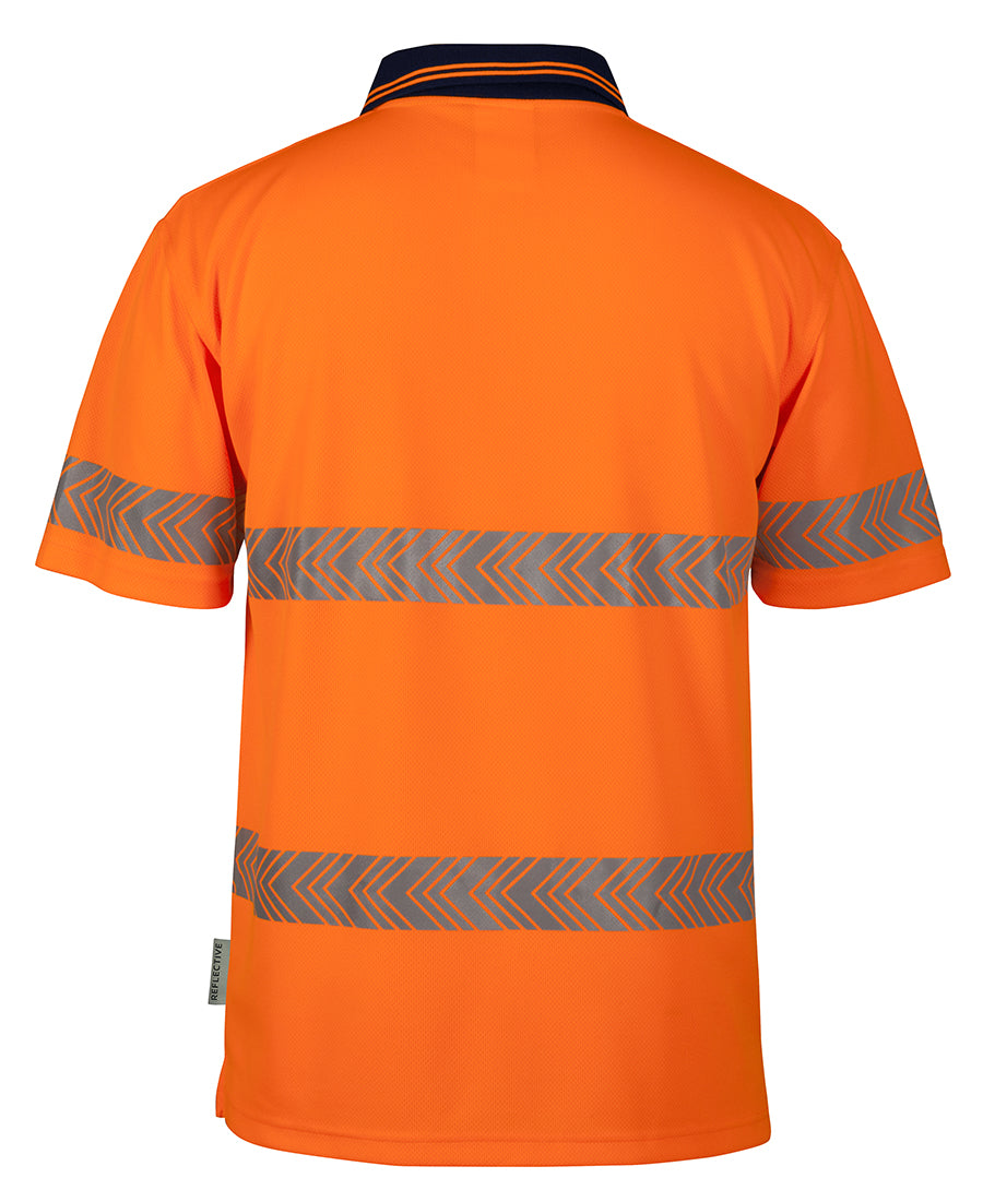 JB's Hi Vis Segmented Tape Polo Short Sleeve (JBS6HSST)