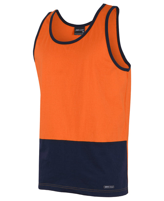 JB's Hi Vis Cotton Singlet (JBS6HTCS)