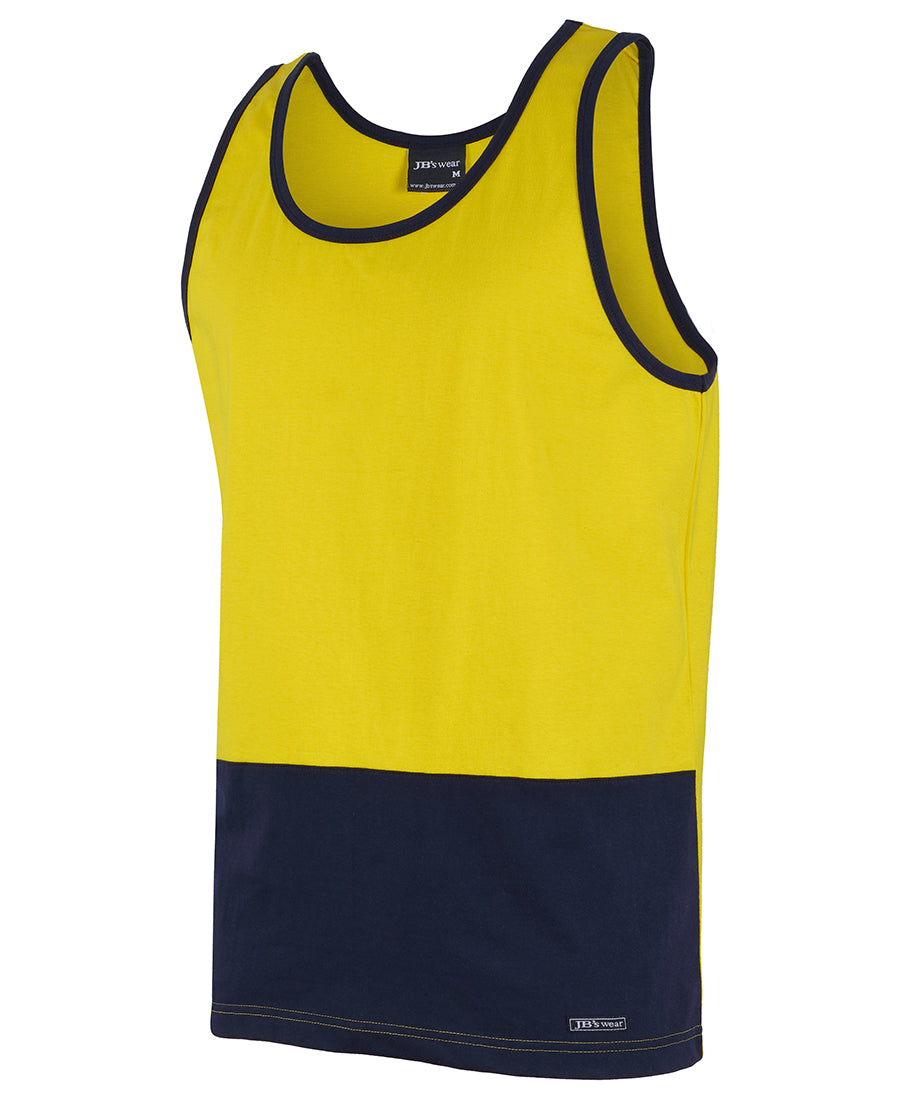 JB's Hi Vis Cotton Singlet (JBS6HTCS)