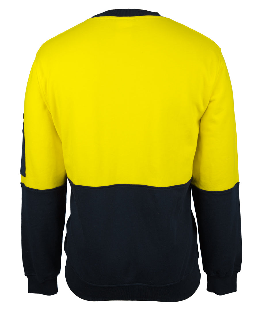JB's Hi Vis 310G Cotton Crew Neck Fleece (JBS6HVCM)