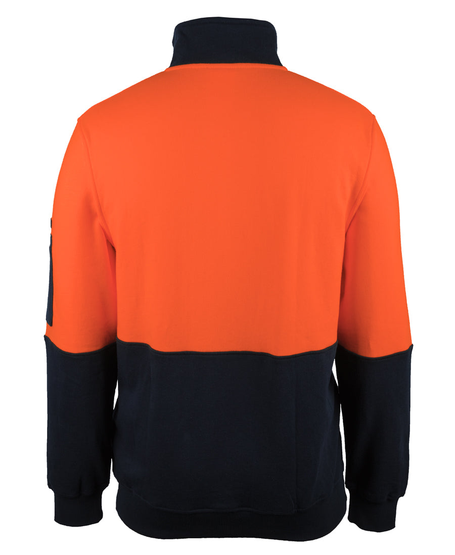 JB's Hi Vis 310G Cotton 1/2 Zip Fleece (JBS6HVFM)