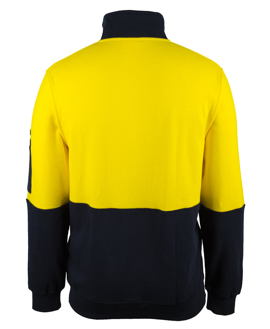 JB's Hi Vis 310G Cotton 1/2 Zip Fleece (JBS6HVFM)
