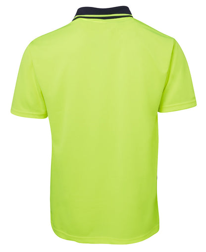 JB's Hi Vis Non Cuff Traditional Polo Short Sleeve (Additional Colours) (JBS6HVNC)