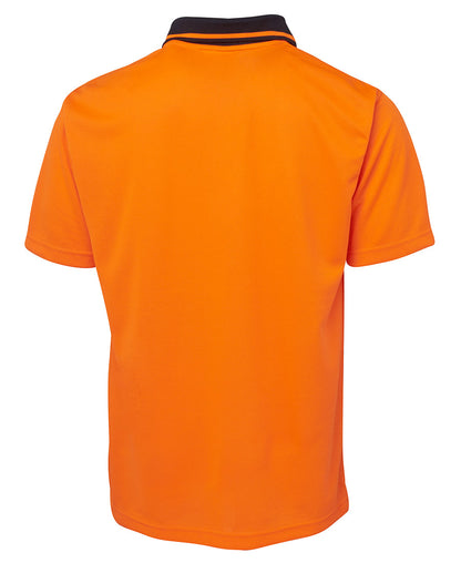 JB's Hi Vis Non Cuff Traditional Polo Short Sleeve (Additional Colours) (JBS6HVNC)