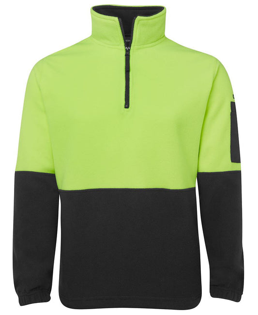 JB's Hi Vis 1/2 Zip Polar Fleece (JBS6HVPF)
