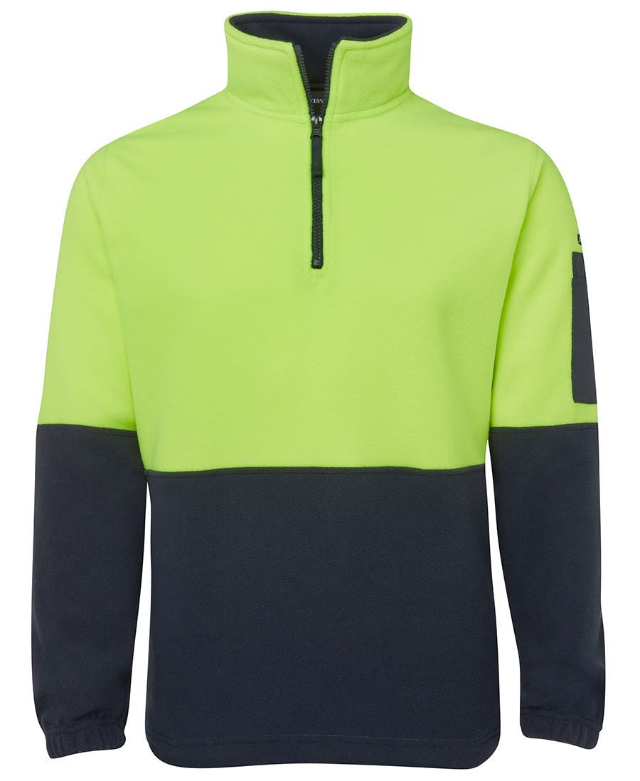 JB's Hi Vis 1/2 Zip Polar Fleece (JBS6HVPF)