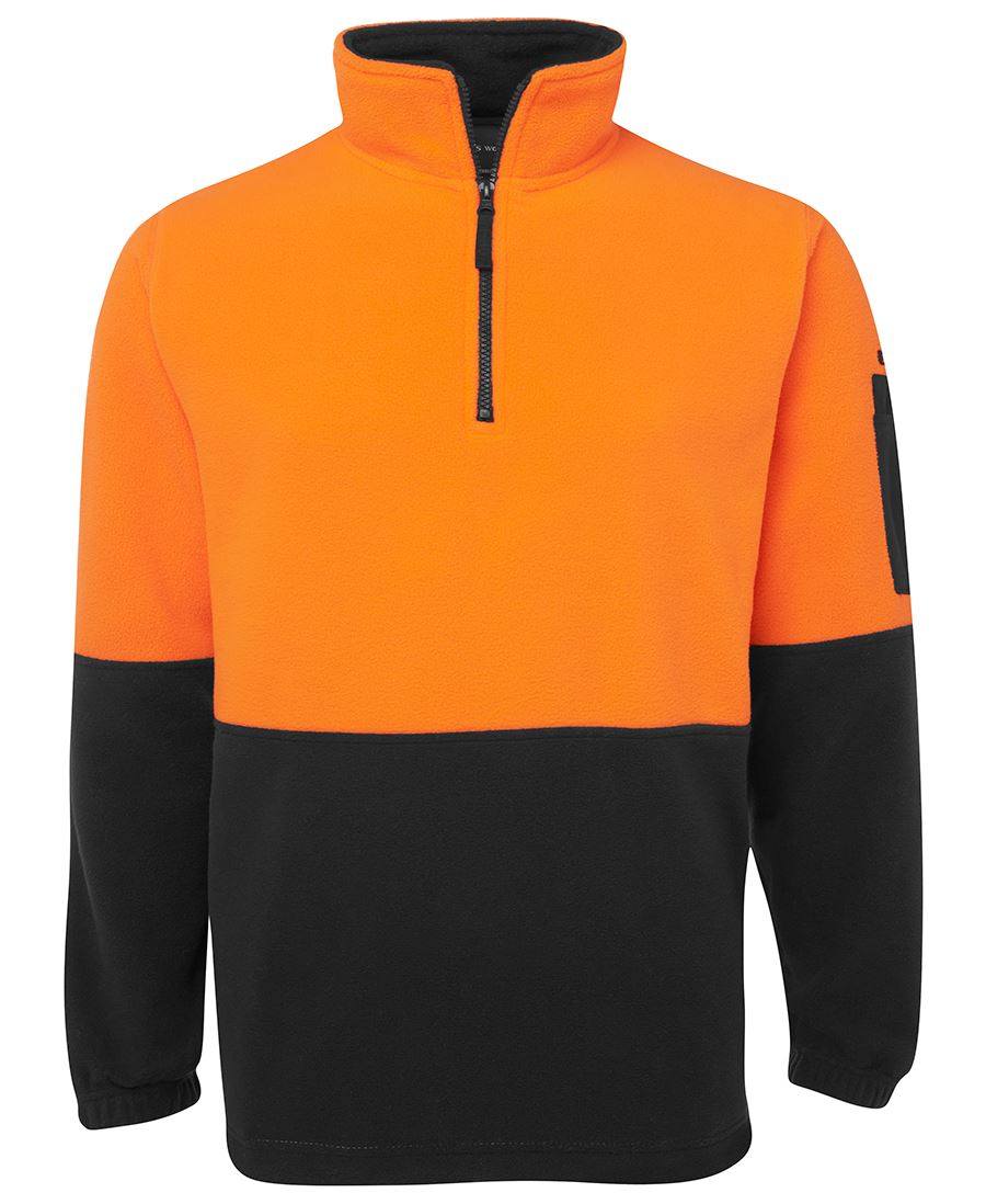 JB's Hi Vis 1/2 Zip Polar Fleece (JBS6HVPF)