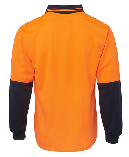 JB's Hi Vis Traditional Polo Long Sleeve (JBS6HVPL)