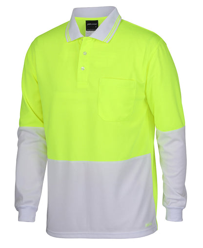 JB's Hi Vis Traditional Polo Long Sleeve (JBS6HVPL)