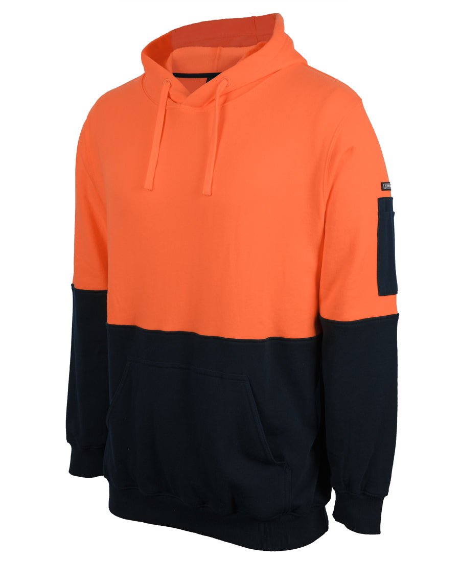 JB's Hi Vis 310G Cotton Pull Over Fleece Hoodie (JBS6HVPM)