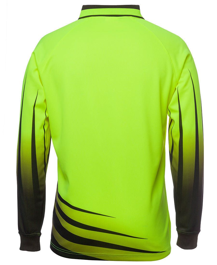 JB's Hi Vis Rippa Sub Polo Long Sleeve (JBS6HVRL)