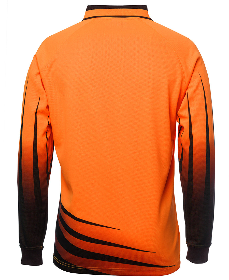 JB's Hi Vis Rippa Sub Polo Long Sleeve (JBS6HVRL)