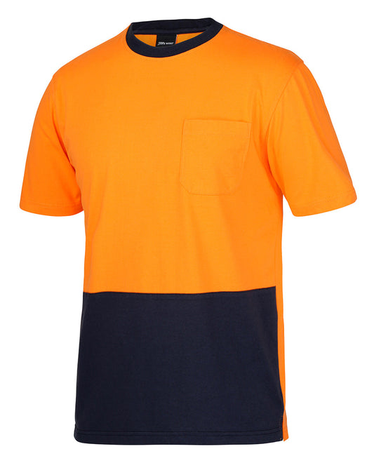 JB's Hi Vis Crew Neck Cotton T-Shirt (JBS6HVTC)