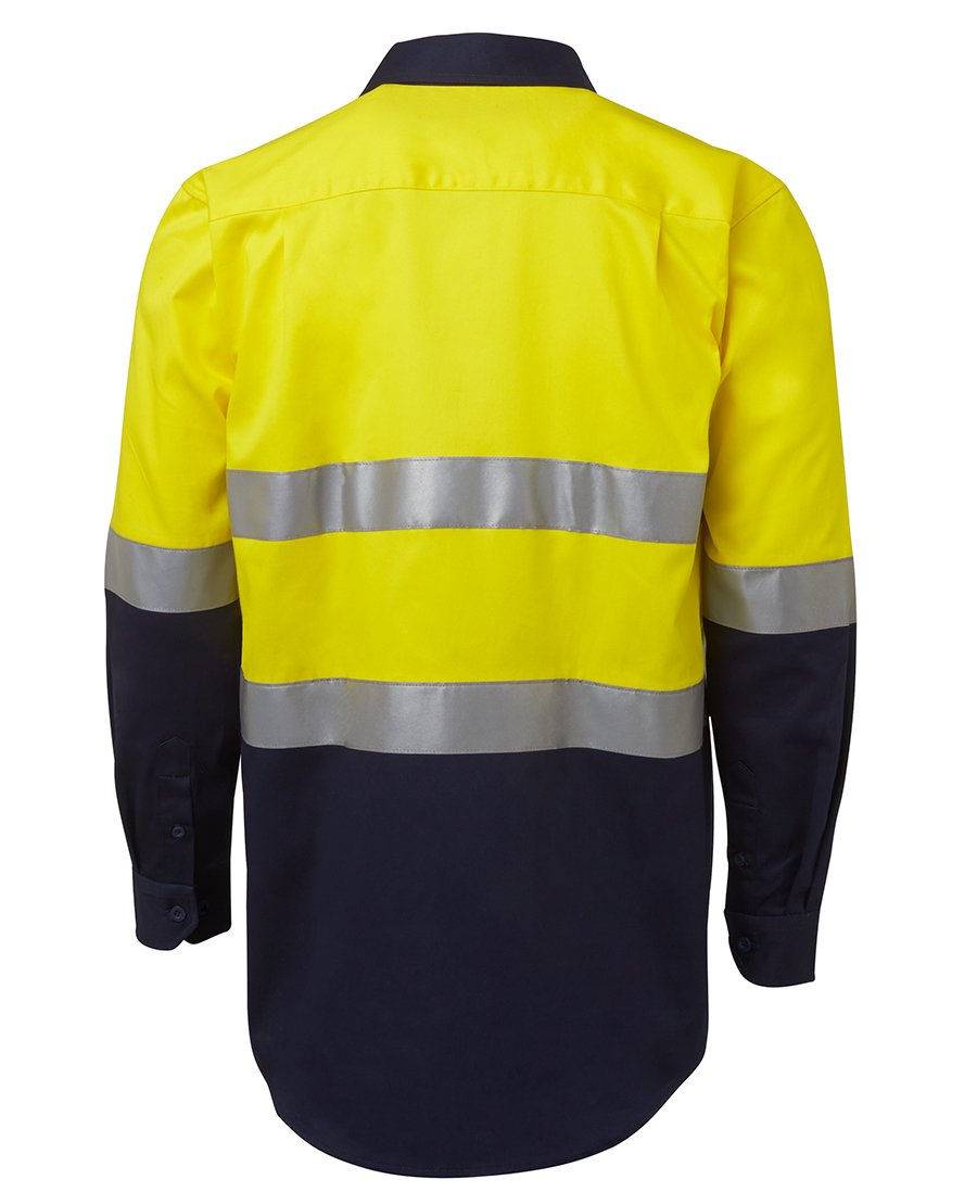 JB's Hi Vis (D+N) 190g Close Front Shirt Long Sleeve - hi vis clothing - Best Buy Trade Supplies Direct to Trade