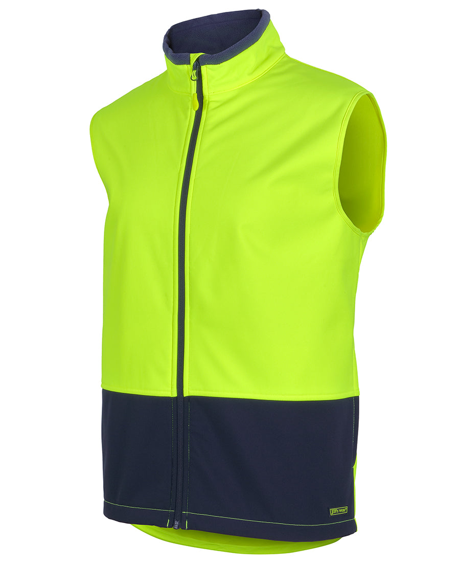 JB's Hi Vis Water Resistant Softshell Vest (JBS6HWV)