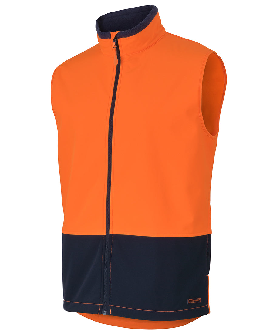 JB's Hi Vis Water Resistant Softshell Vest (JBS6HWV)