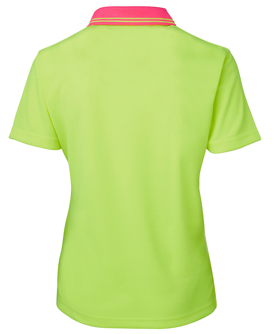 JB's Ladies Hi Vis Comfort Polo Short Sleeve (JBS6LHCP)