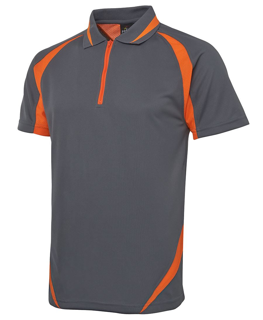 JB's Podium Zip Poly Polo Short Sleeve (JBS7PZPP)