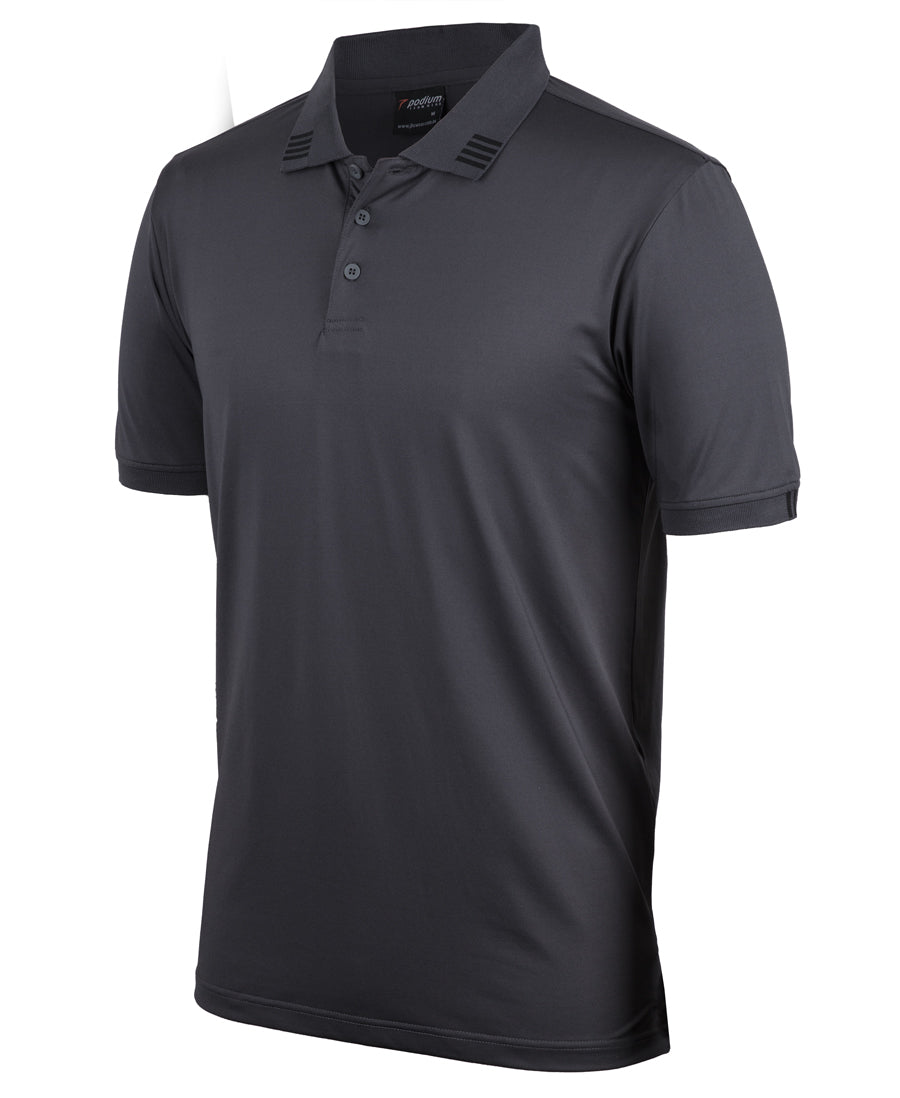 JB's Podium 4 Stripe Stretch Polo Short Sleeve (JBS7S4P)