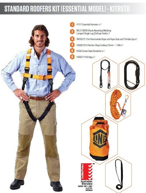 LINQ Standard Roofers Kit (Essential Model) Product of Pro Choice Safety - Height Safety Gear - Best Buy Trade Supplies Direct to Trade