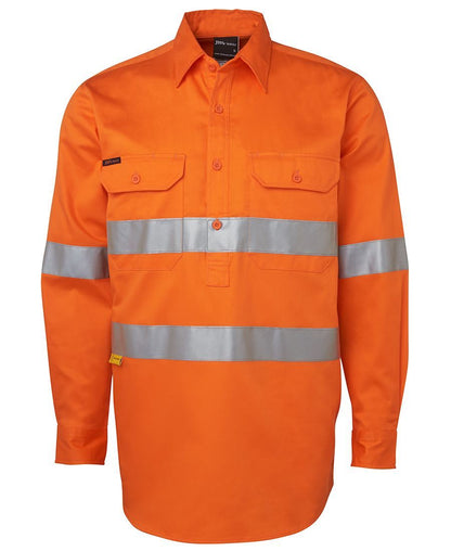 JB's Hi Vis (D+N) 190g Close Front Shirt Long Sleeve - hi vis clothing - Best Buy Trade Supplies Direct to Trade