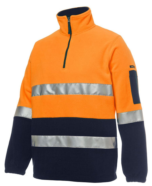 JB's Hi Vis (D+N) 1/2 Zip Polar Fleece (JBS6DNPF)